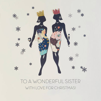 Five Dollar Shake Wonderful Sister Christmas Card
