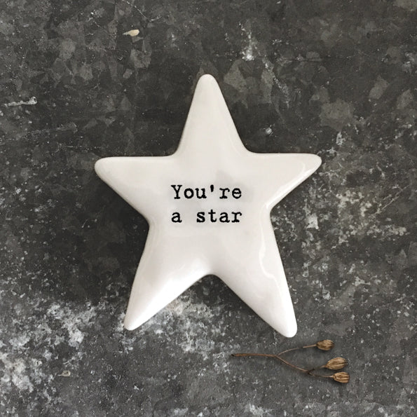 East of India Flower Token - You're a Star