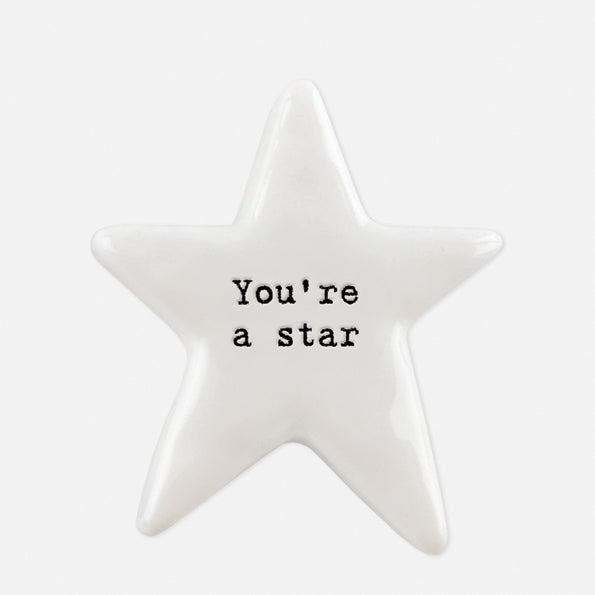 East of India Flower Token - You're a Star