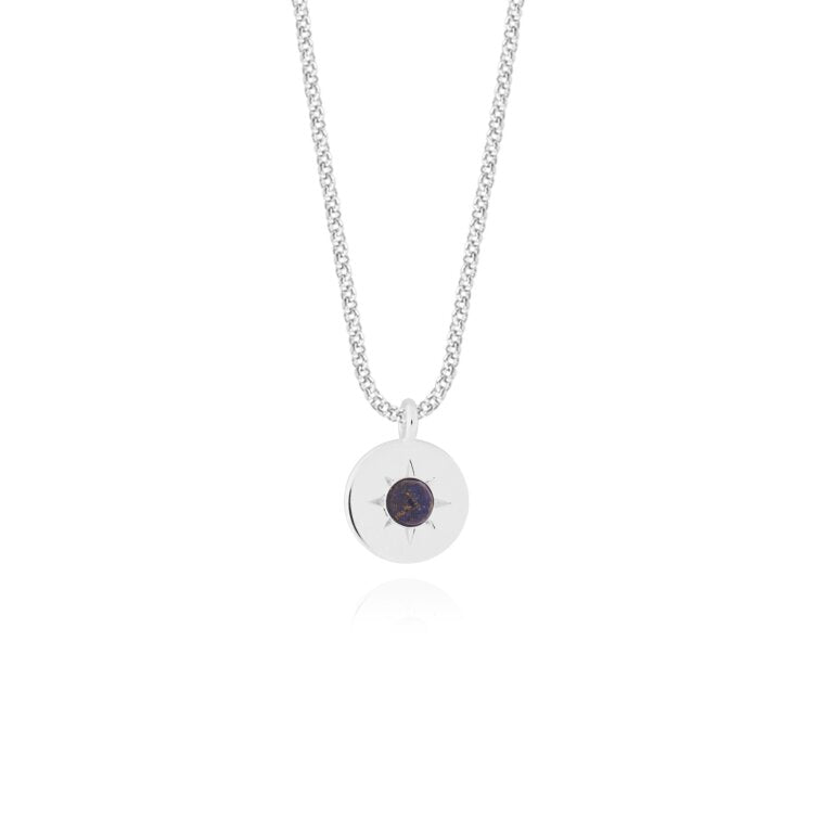 Joma Jewellery A Little Birthstone Necklace - September Lapis Lazuli