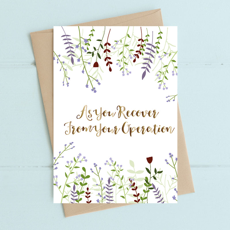 Dandelion Stationery - As you recover from your Operation Card