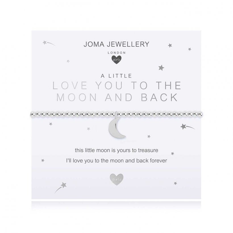 Joma Jewellery Girls A Little Love you to the Moon and Back Bracelet