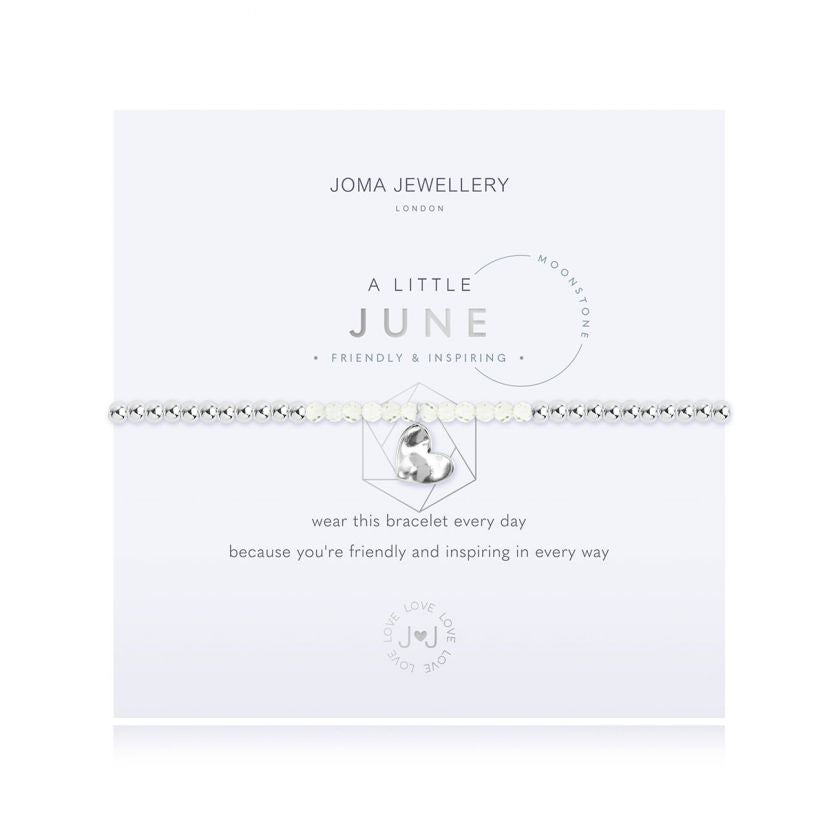 Joma Jewellery A little Birthstone June Moonstone Bracelet