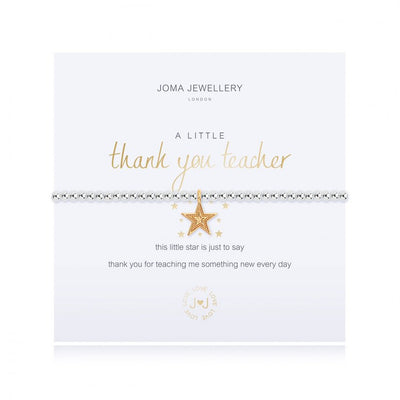 Joma Jewellery A Little Thank you Teacher Bracelet