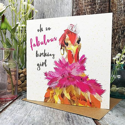 Flying Teaspoons Fabulous Birthday Card