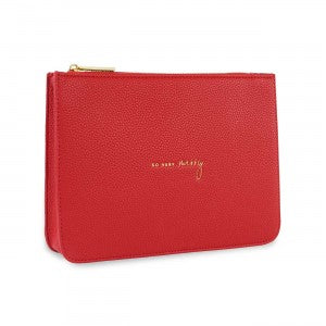 Katie Loxton Stylish Structured Pouch - So very Merry - Red