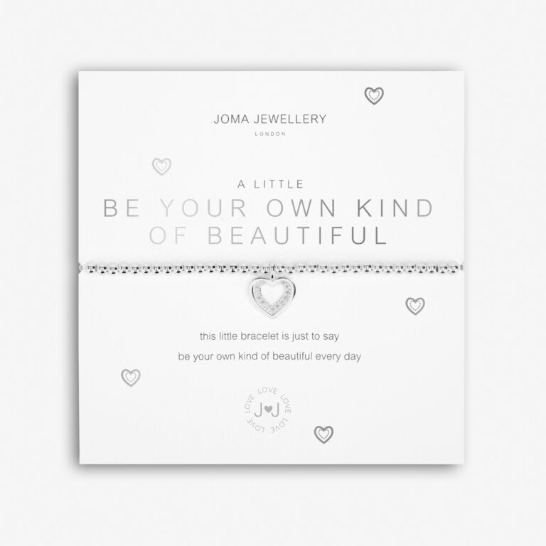 Joma Jewellery A Little 'Be Your Own Kind of Beautiful' Silver Bracelet