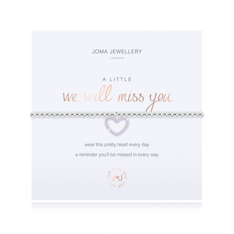 Joma Jewellery A little We Will Miss You Bracelet