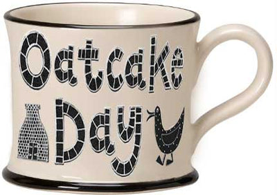 Moorland Pottery "Oatcake Day" Mug