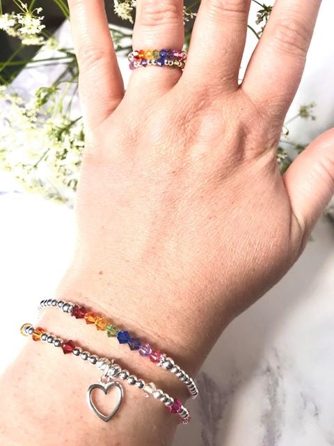 Jolu Jewellery Rainbow Hope Bracelet 🌈