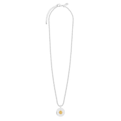 Joma Jewellery A Little Birthstone Necklace - November Yellow Quartz