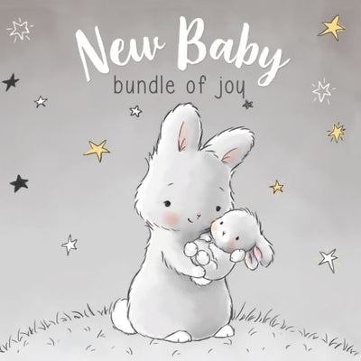 Bunnies by the Bay Bunny New Baby Bundle of Joy Card
