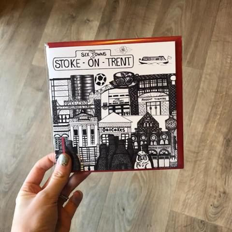 Six Towns of Stoke-on-Trent Card