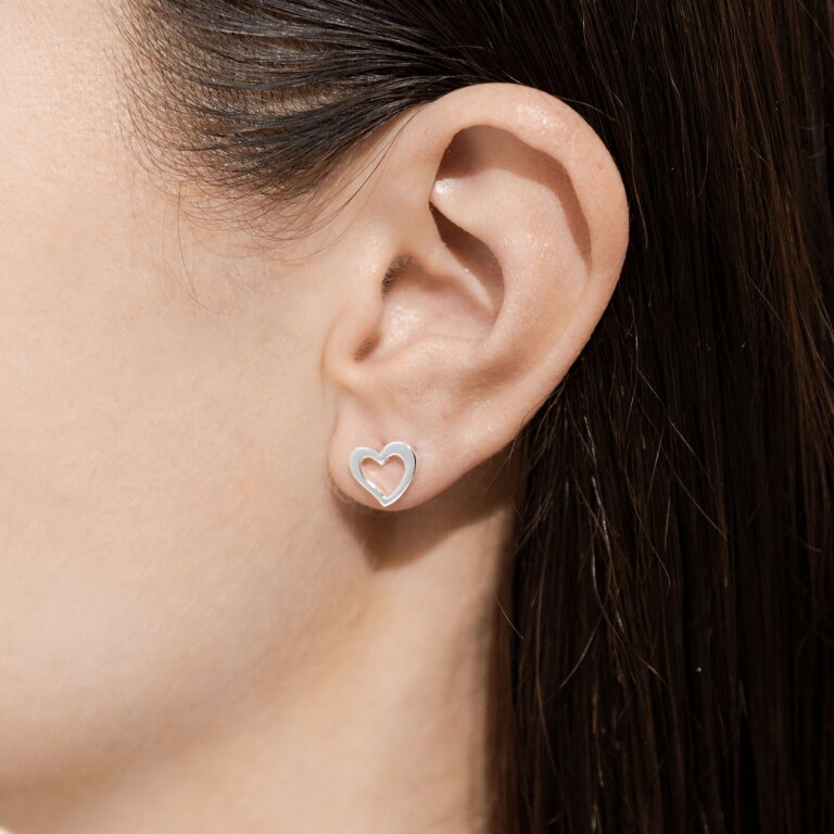 Joma Jewellery Beautifully Boxed 'Darling Daughter' Earrings - Silver