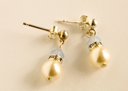 Millie Mini Earrings -Air Opal Blue