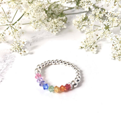 Jolu Jewellery Hope Rainbow Ring 🌈