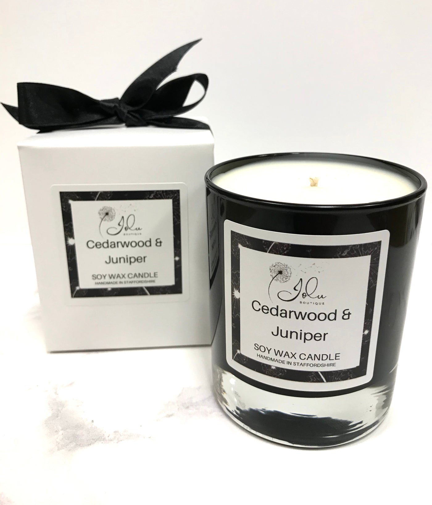 Jolu Boutique Cedarwood & Juniper Soy Wax Candle