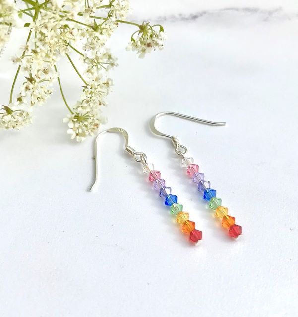 Jolu Jewellery Rainbow Drops Earrings 🌈