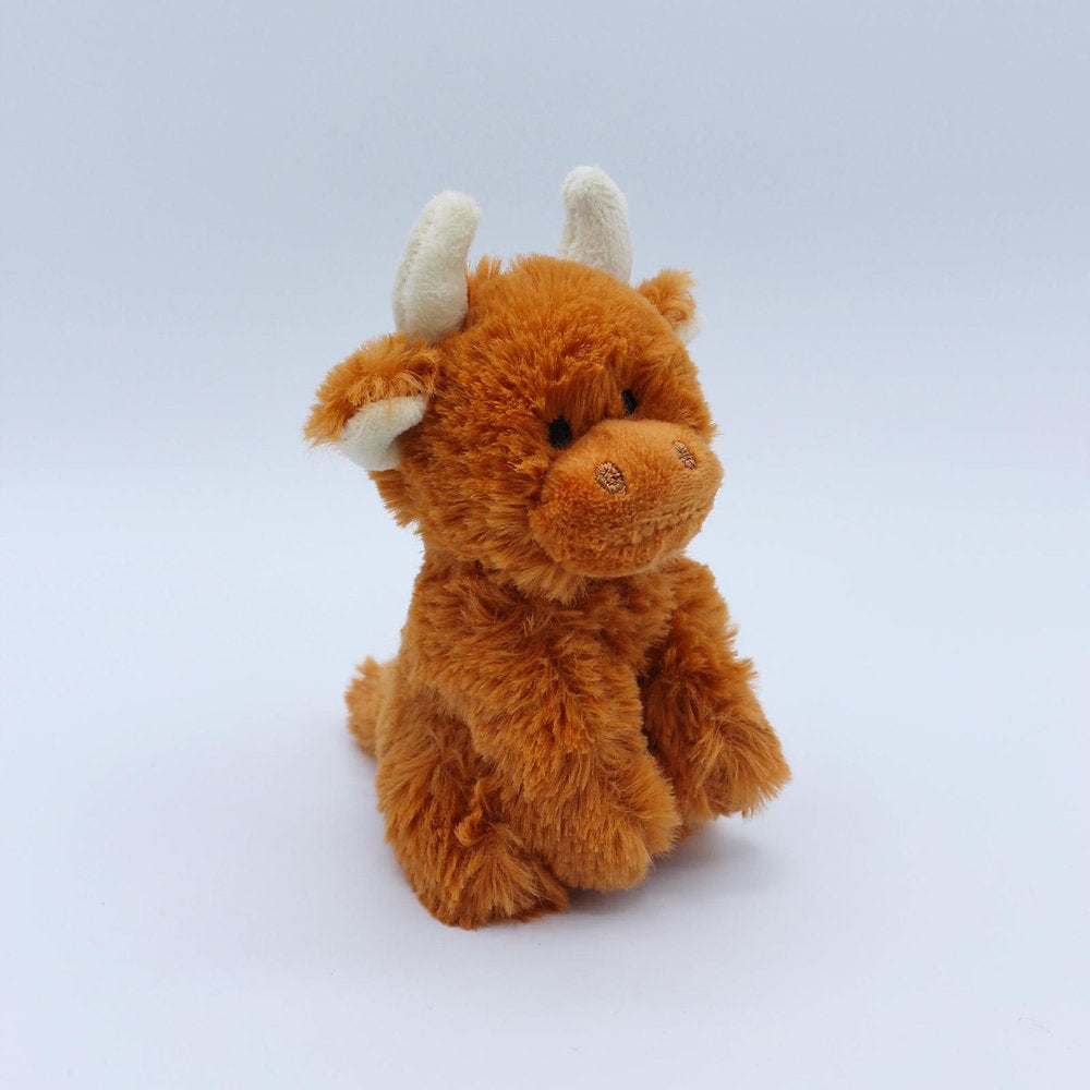 Jomanda Baby Highland Coo Brown Soft Toy - MINI