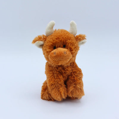 Jomanda Baby Highland Coo Brown Soft Toy - MINI