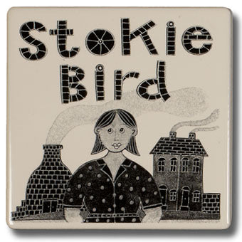 Moorland Pottery “Stokie Bird” Coaster