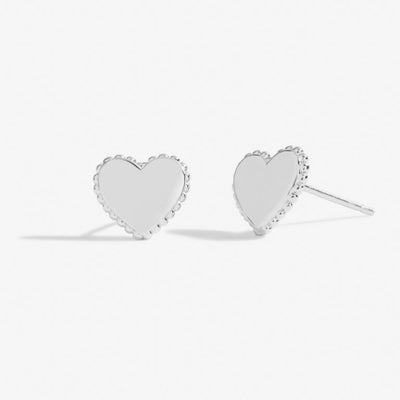 Joma Jewellery Beautifully Boxed 'Lovely Granddaughter' Earrings - Silver