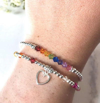 Jolu Jewellery Rainbow Hope Bracelet 🌈