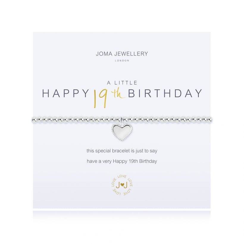 Joma Jewellery A Little Happy 19th Birthday Bracelet