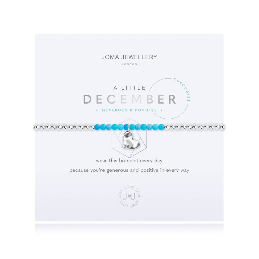 Joma Jewellery A little Birthstone December Turquoise Bracelet