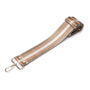 Elie Beaumont Designer CHAMPAGNE STRIPES Adjustable Crossbody Bag Strap (GOLD Fittings)