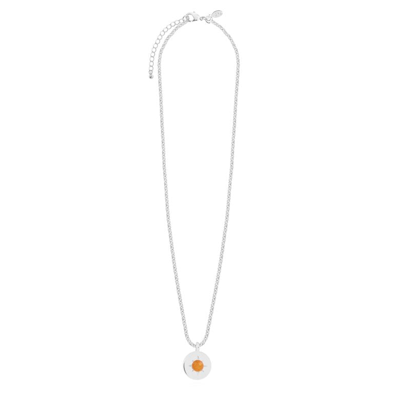 Joma Jewellery A Little Birthstone Necklace - July Sunstone