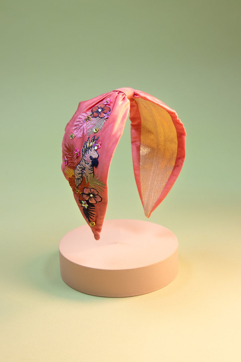 Powder Cockatoo Headband - Pink