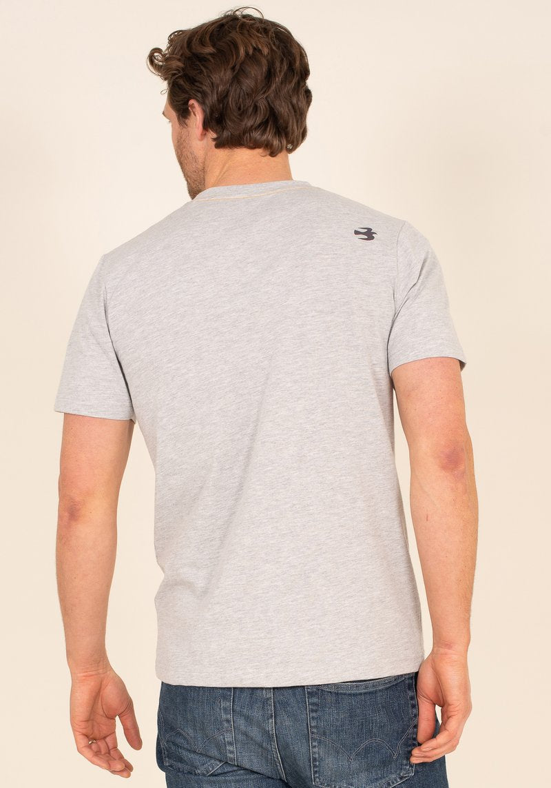 Brakeburn MENS Camper Van Graphic T-shirt - Grey