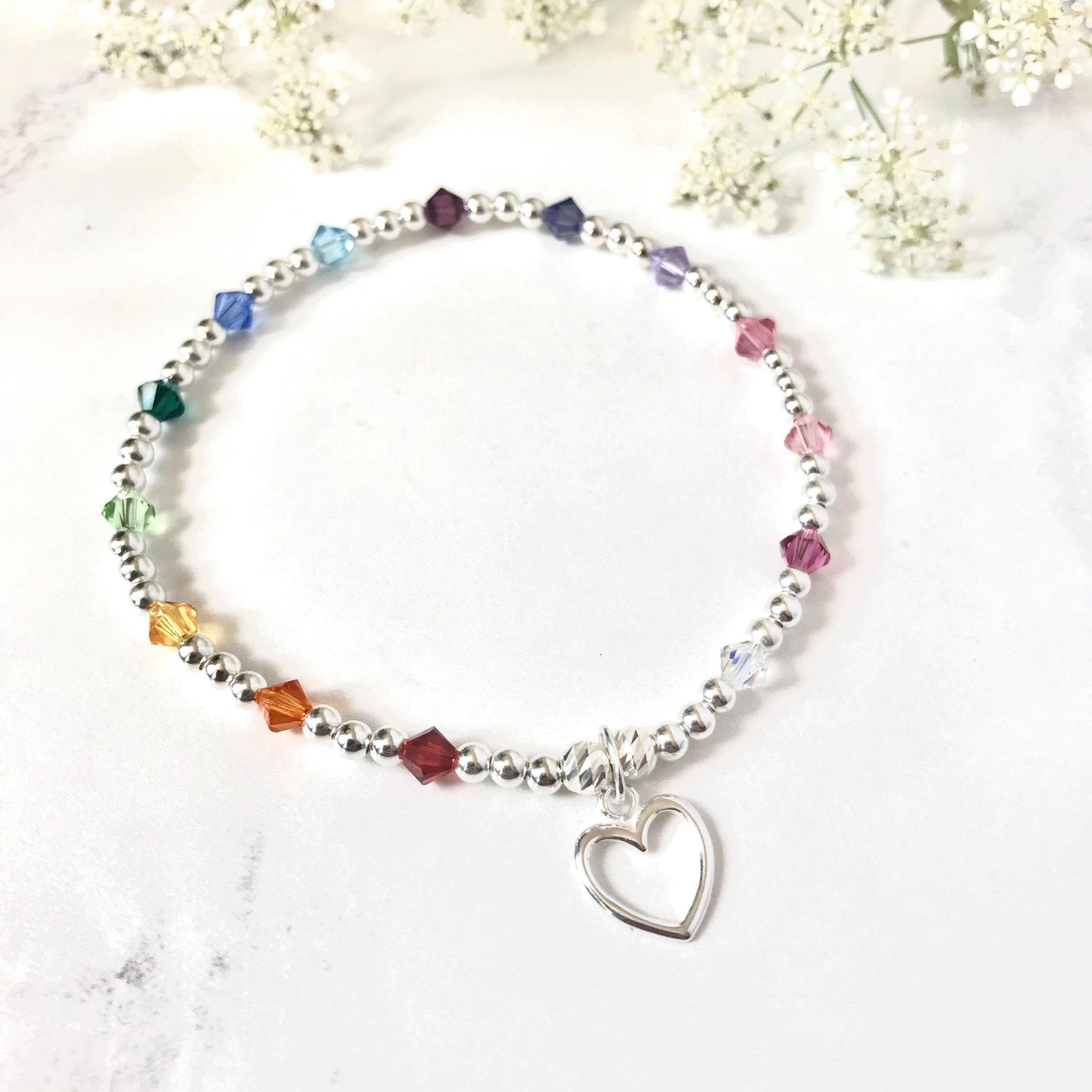 Jolu Jewellery Rainbow Love Bracelet 🌈