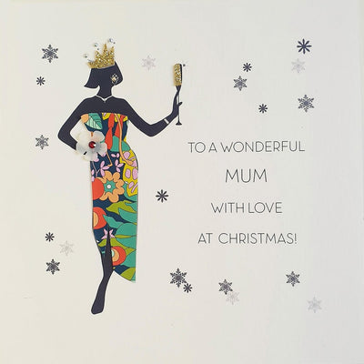 Five Dollar Shake Wonderful Mum Christmas Card