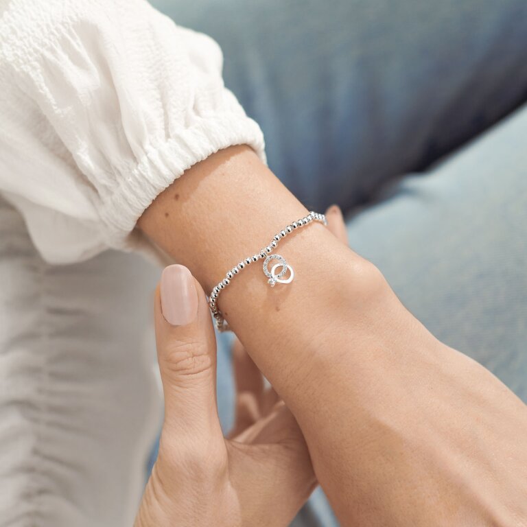 Joma Jewellery A Little 'Miss to Mrs' Silver Bracelet