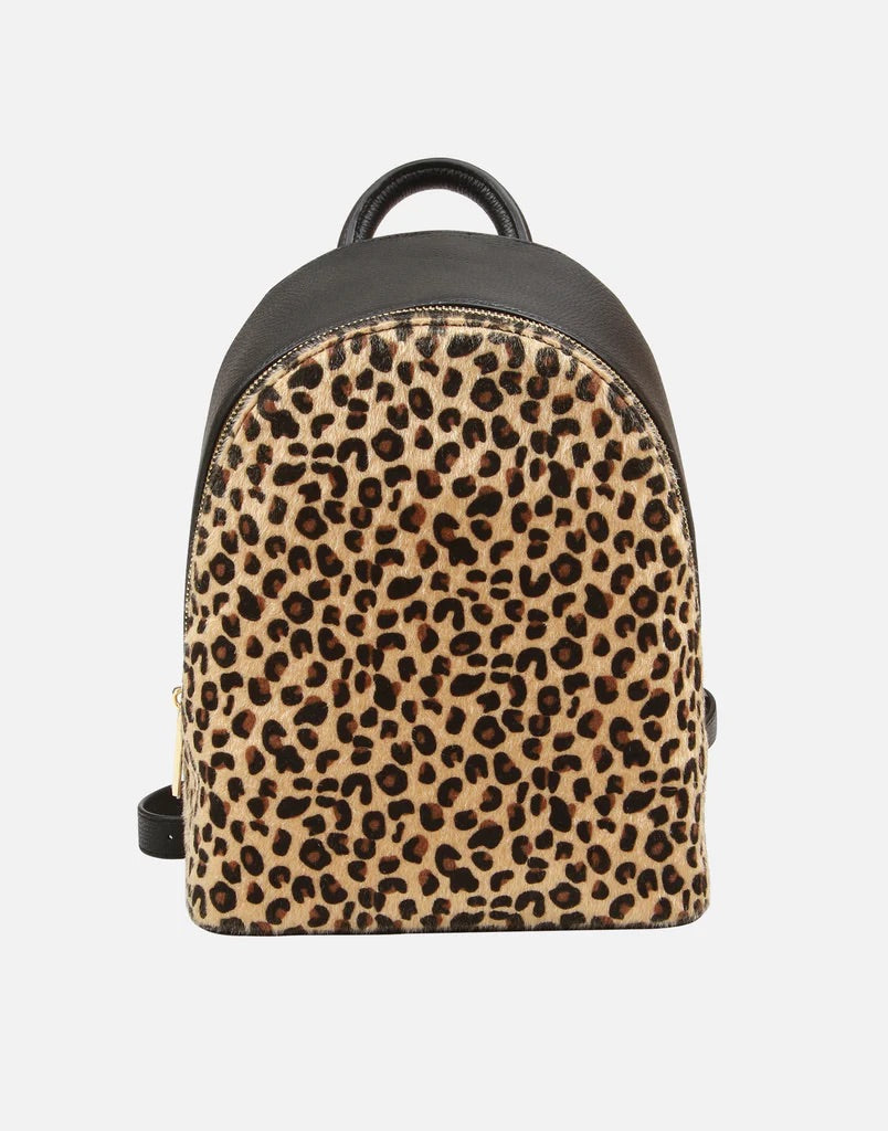 Alice Wheeler Black Leopard Richmond Backpack