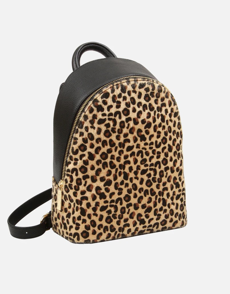 Alice Wheeler Black Leopard Richmond Backpack