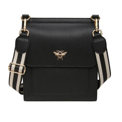 Alice Wheeler Black Large Bloomsbury Crossbody Bag