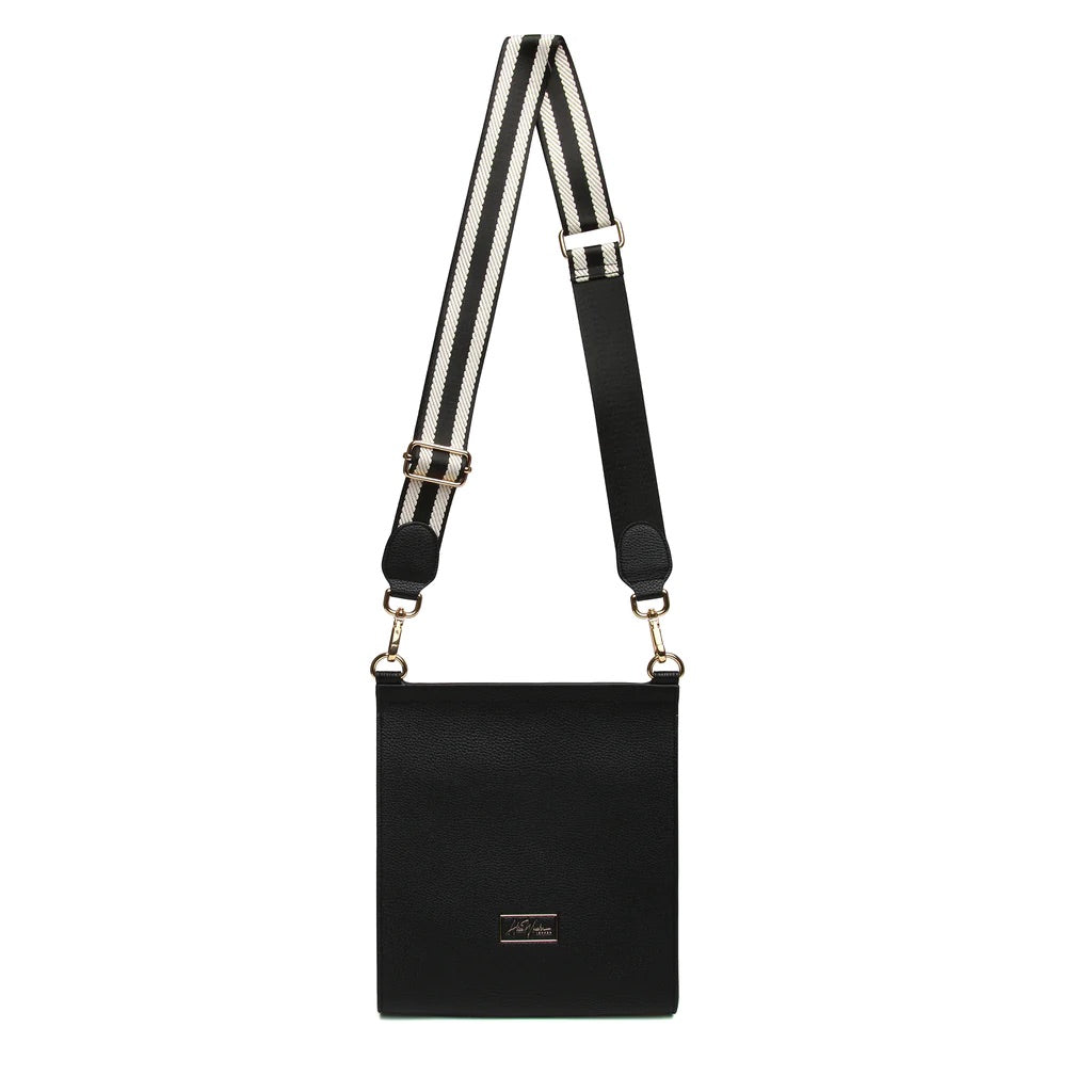 Alice Wheeler Black Large Bloomsbury Crossbody Bag