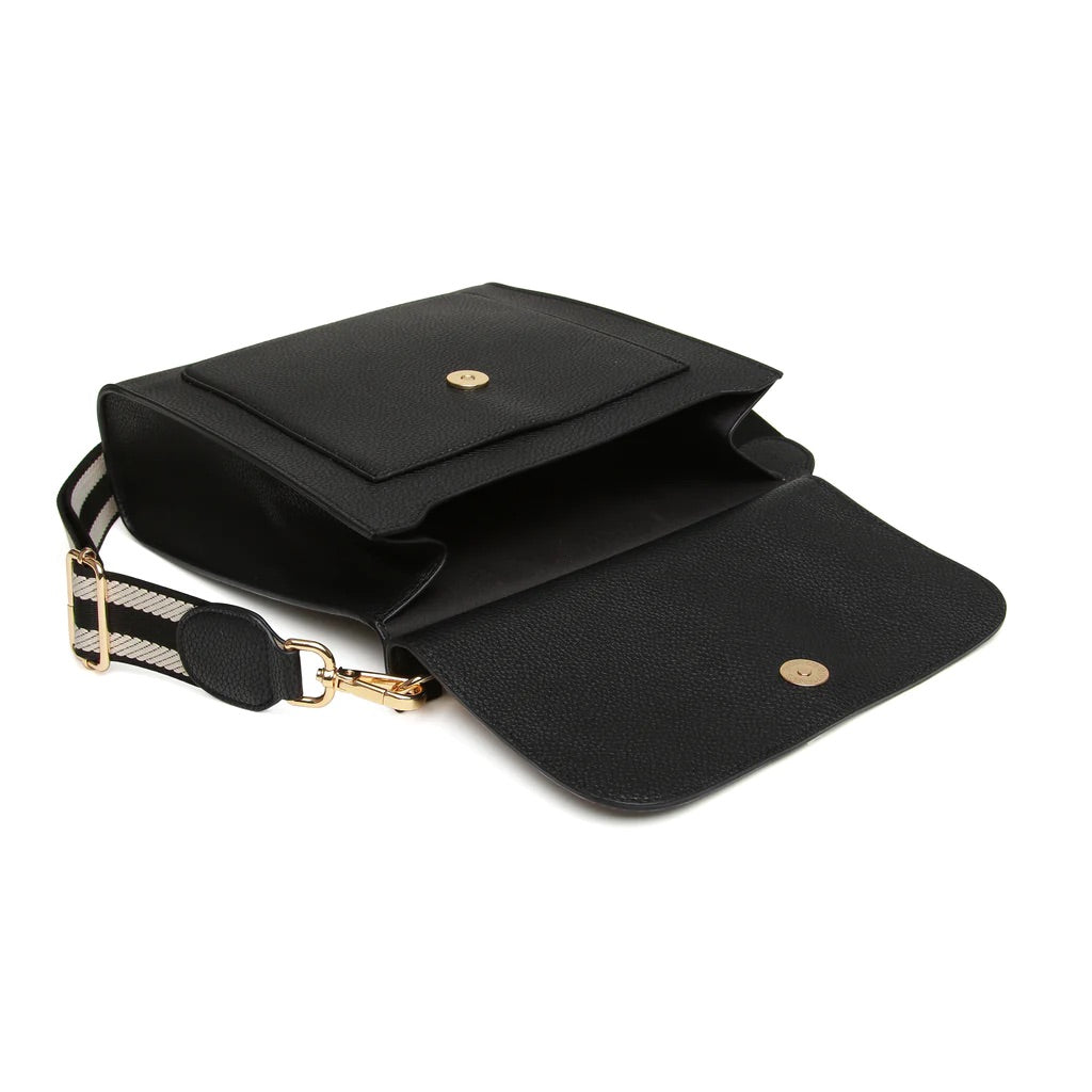 Alice Wheeler Black Large Bloomsbury Crossbody Bag