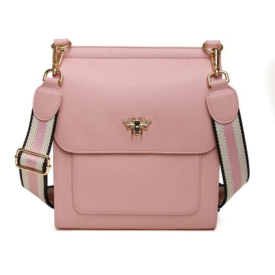 Alice Wheeler Pink Large Bloomsbury Crossbody Bag