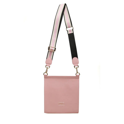 Alice Wheeler Pink Large Bloomsbury Crossbody Bag