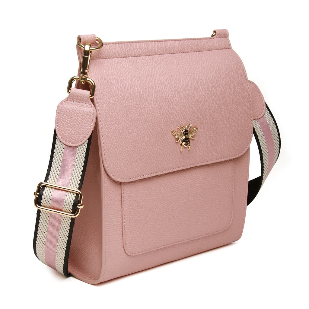 Alice Wheeler Pink Large Bloomsbury Crossbody Bag