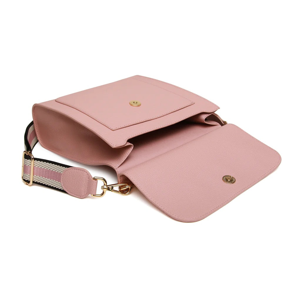 Alice Wheeler Pink Large Bloomsbury Crossbody Bag