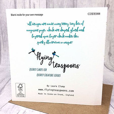 Flying Teaspoons Thinking of You Card