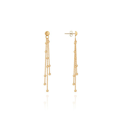 Joma Jewellery Alisa Gold Multi Chain Earrings
