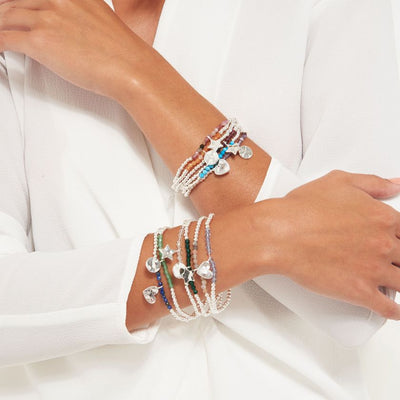 Joma Jewellery A little Birthstone March Aquamarine Bracelet