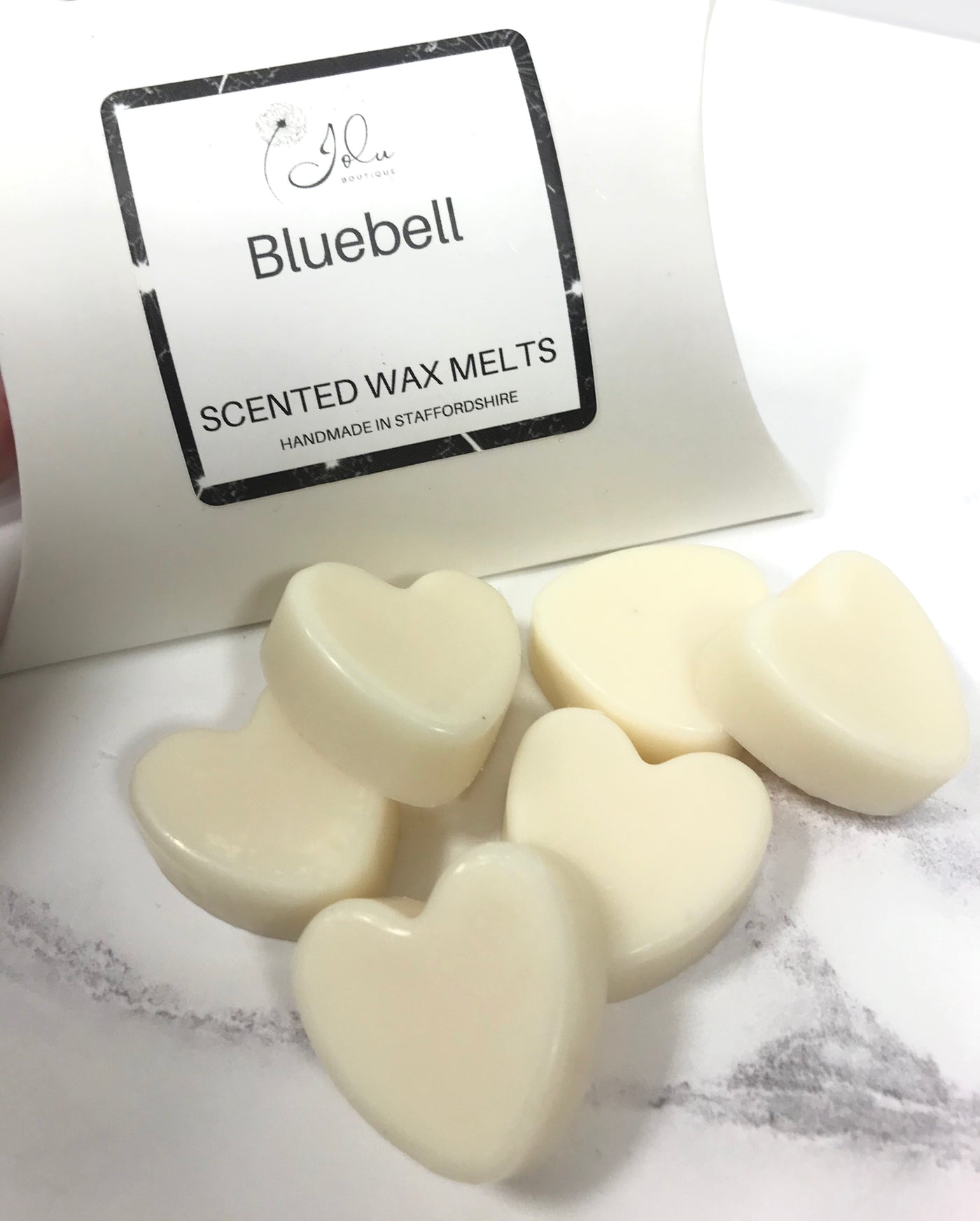 Jolu Boutique Bluebell Soy Wax Melts - Pk 6 Hearts