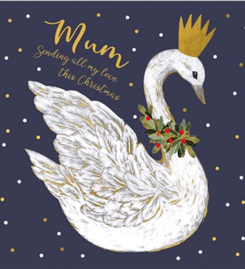 The Art File - Mum Swan Christmas Card